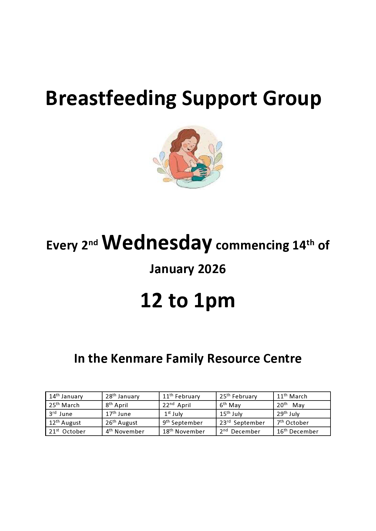 Breastfeeding Support group 2026 page0001