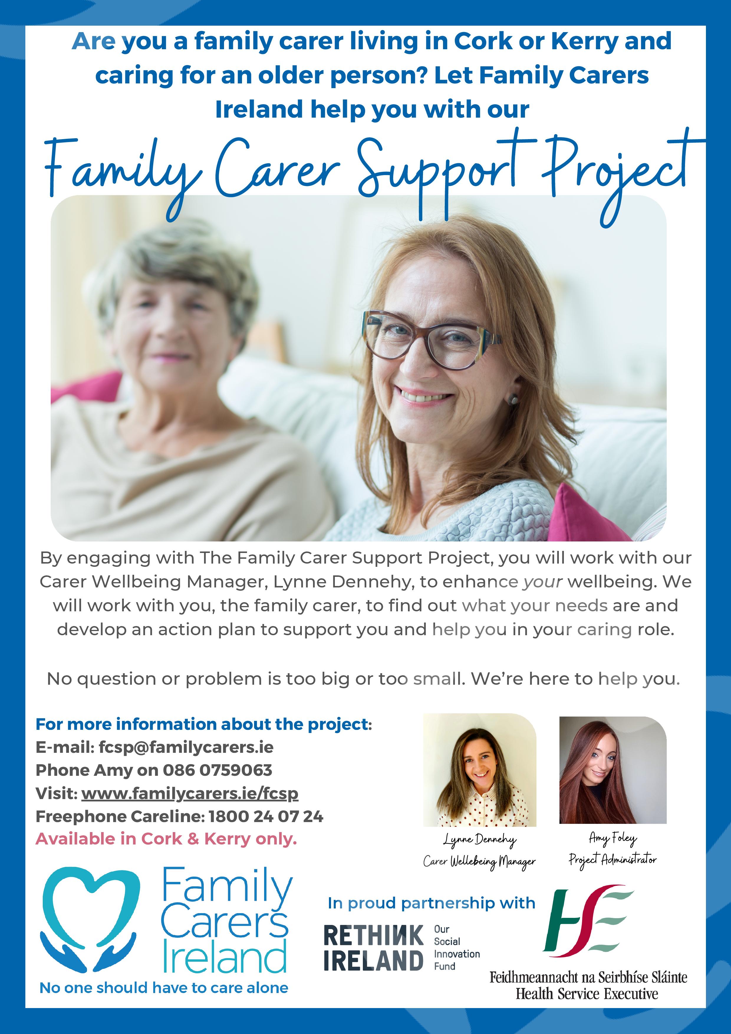 Family Carers Ireland Cork Kerry Supports A5 page 001