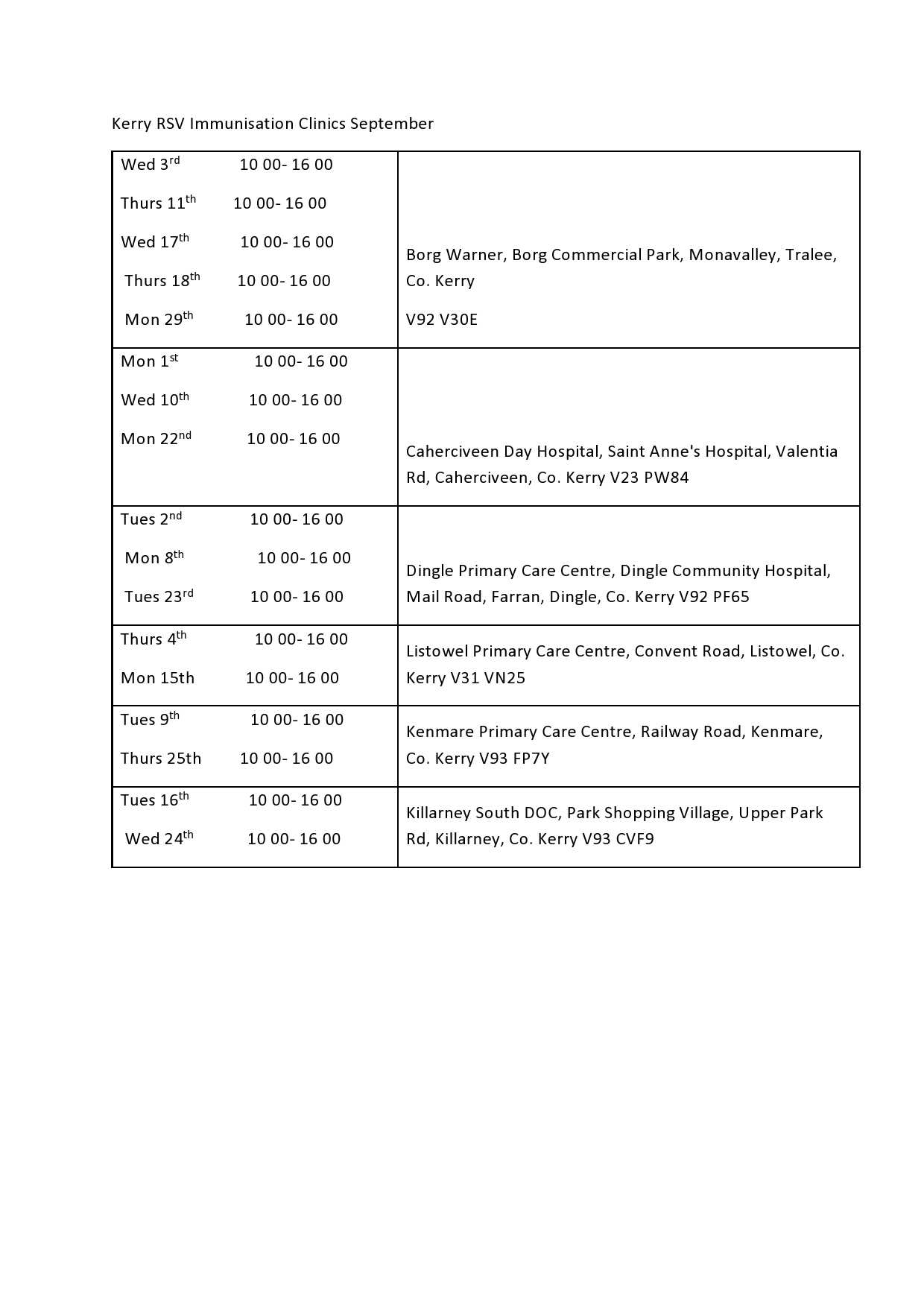 Kerry RSV Immunisation Clinics September page0001