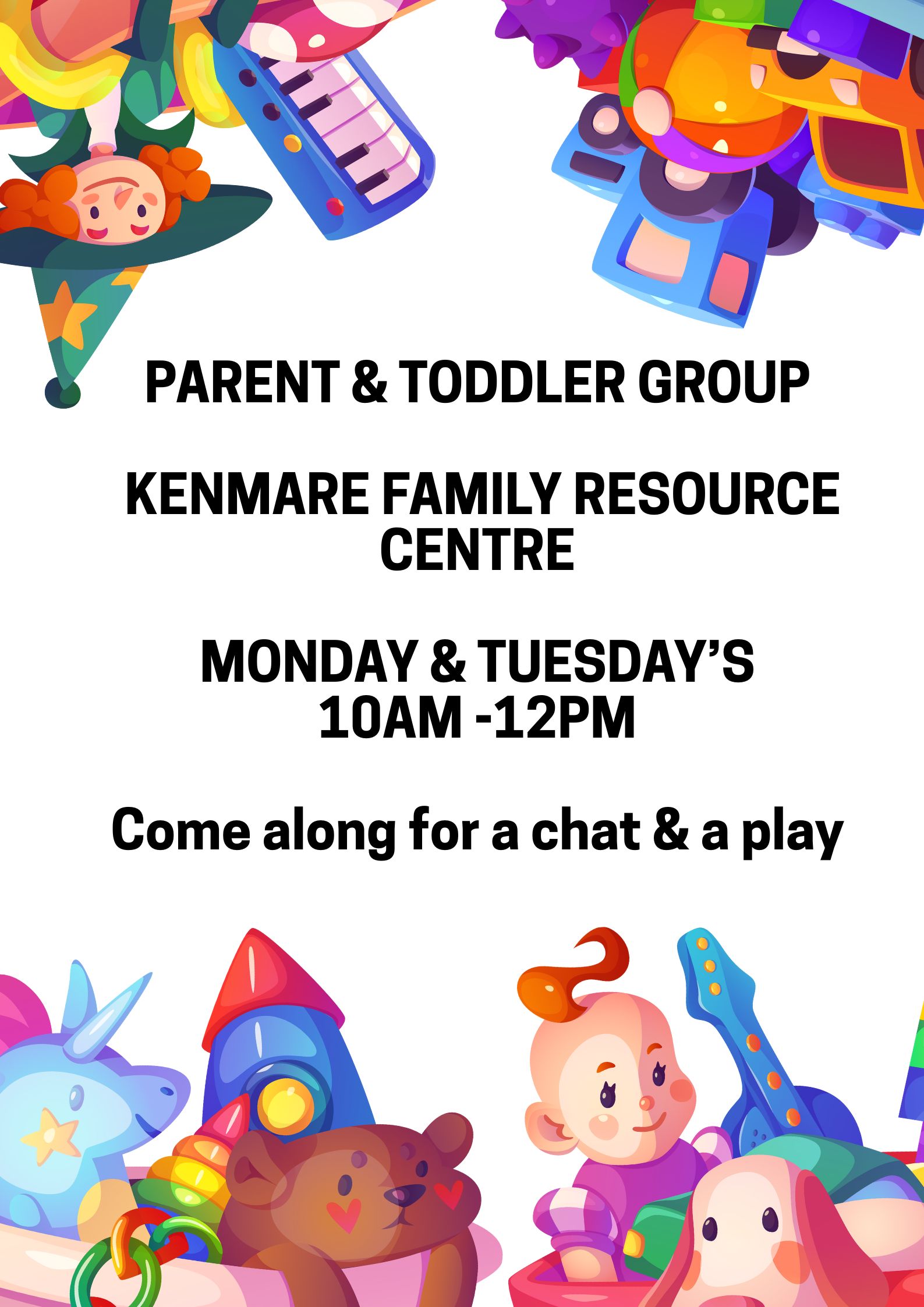 PARENT TODDLER GROUP KENMARE FAMILY RESOURCE CENTRE