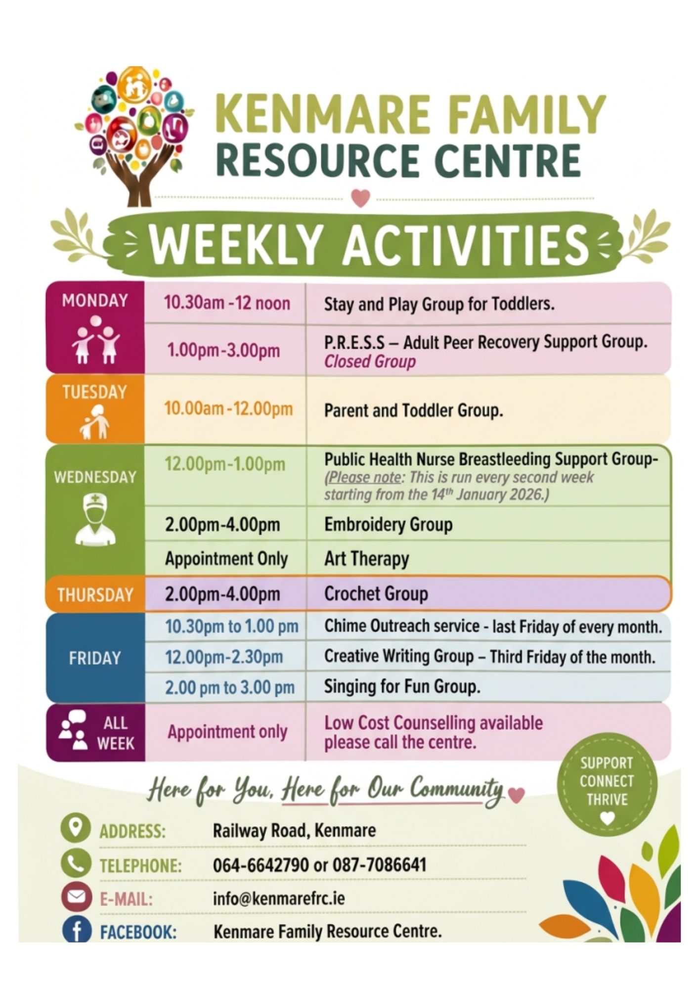 weeklyactivitiesatkenmarefrcjune